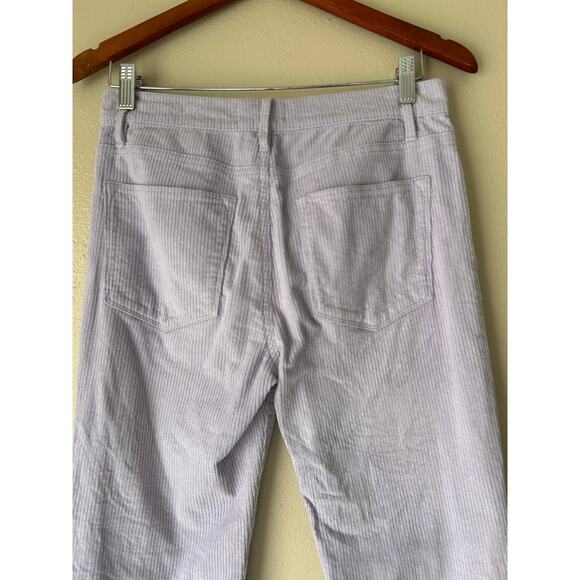 Frame Denim Lilac Corduroy Le High Straight Pants Size 27 - Picture 6 of 10